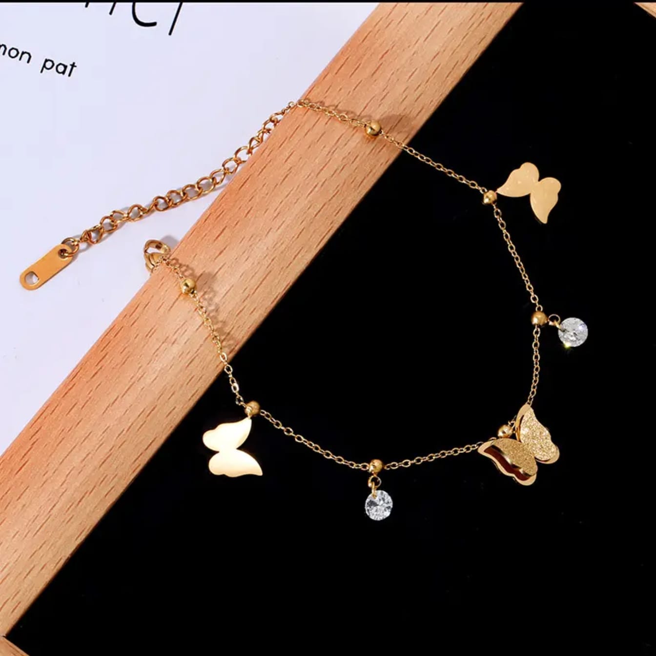 Butterfly Charm Anklet