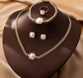 Pearls that speaks luxury...stainless steel locket set