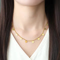 Gold Heart Themed Necklace