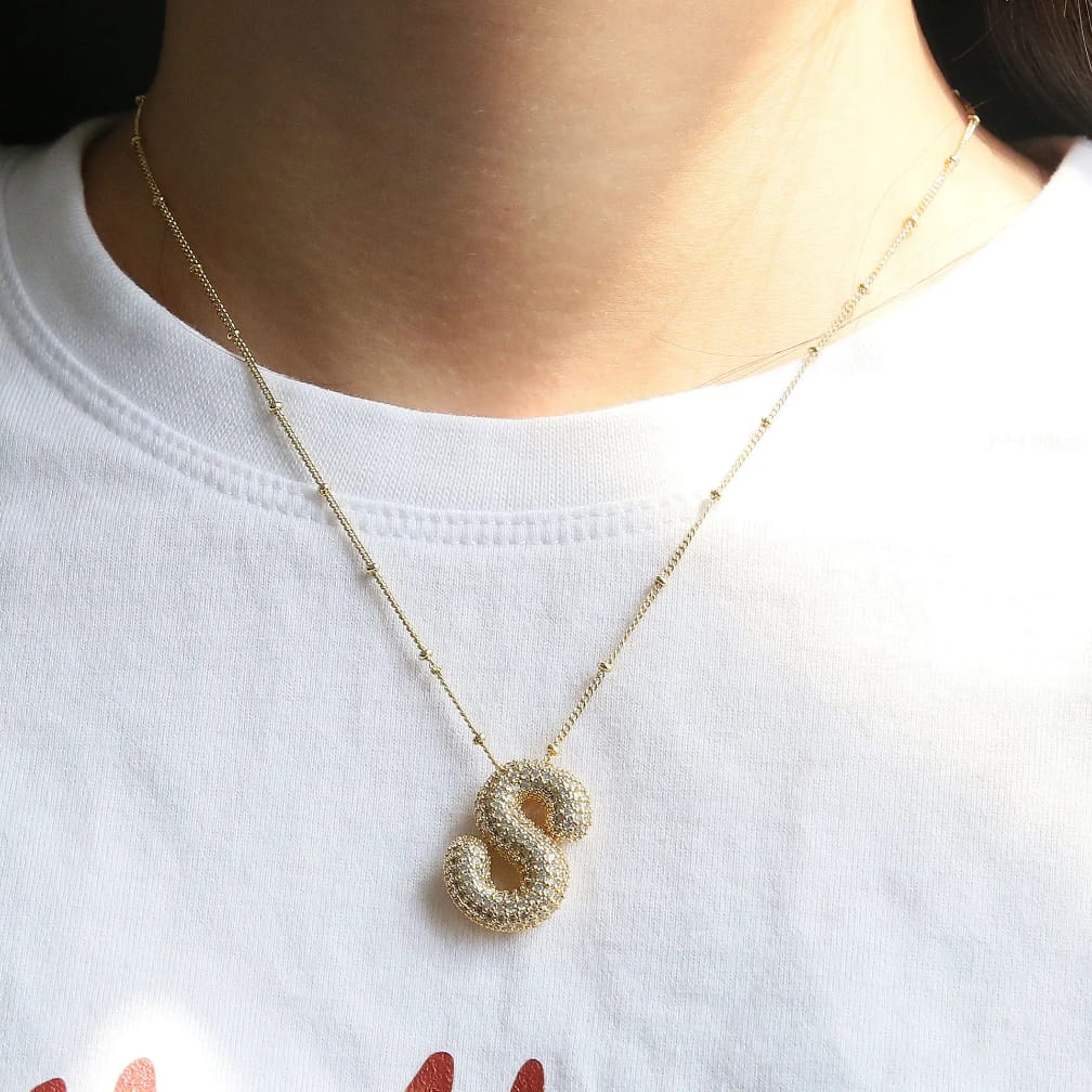 Wear your initial ,Wear your Sparkle💫Stainless Steel locket chain