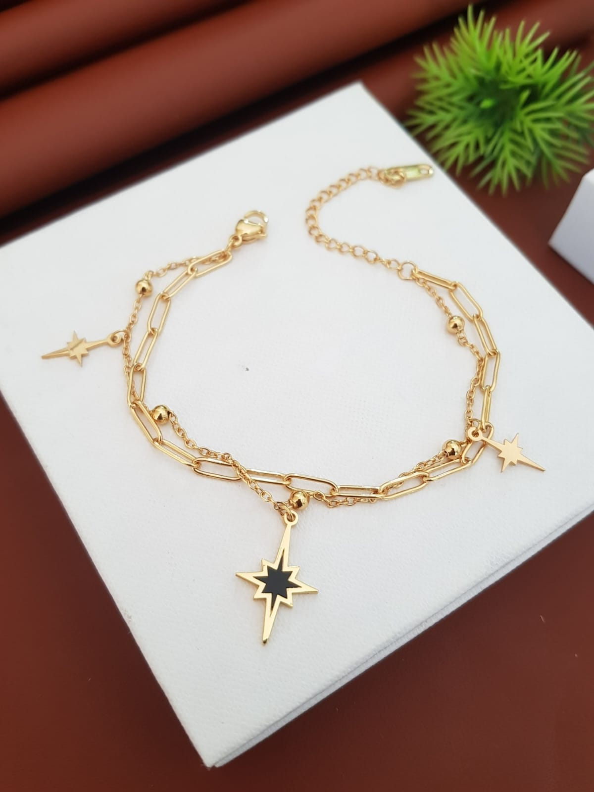 “Bold chains. Star charms. Pure magic 💫 "